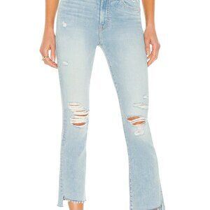 MOTHER The Insider Crop Step Fray Free Hugs Sz 26